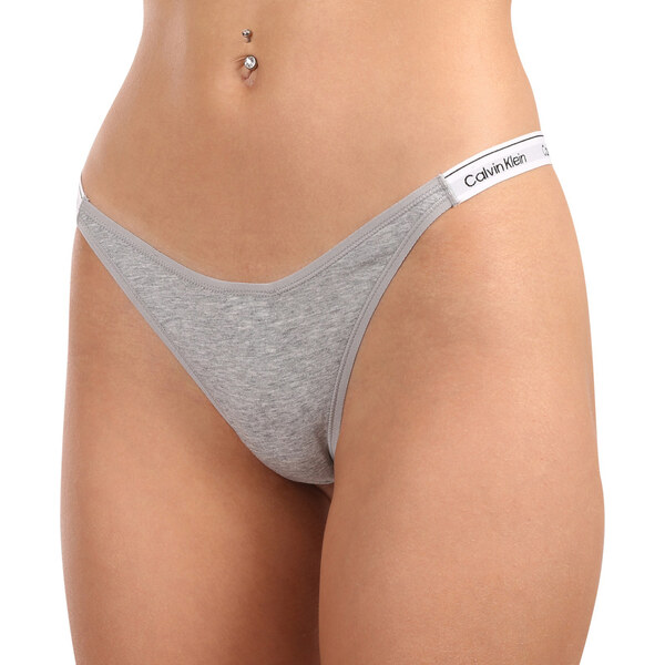 Dámske tangá Calvin Klein sivé (QD5157E-P7A) 64419152