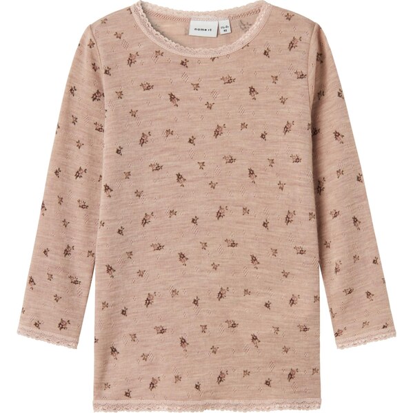 NAME IT Tričko NMFWang tmavošedá / olivová / baklažánová 64428087