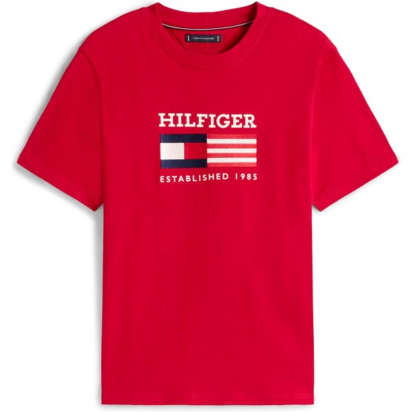 TOMMY HILFIGER Tričko AMERICANA námornícka modrá / jasne červená / 64428159