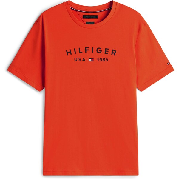 TOMMY HILFIGER Tričko FATHERS DAY námornícka modrá / mandarínková / 64428160