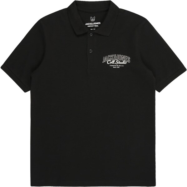 Jack & Jones Junior Tričko JJMakoto čierna / biela 64428175