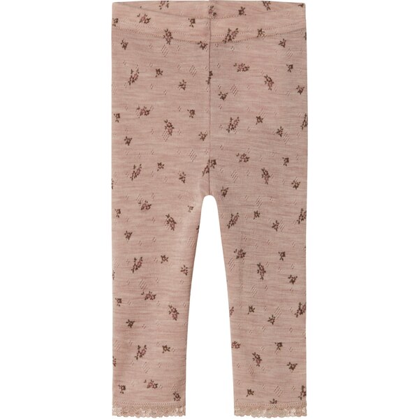 NAME IT Legíny NBFWang tmavohnedá / sivá melírovaná 64428081