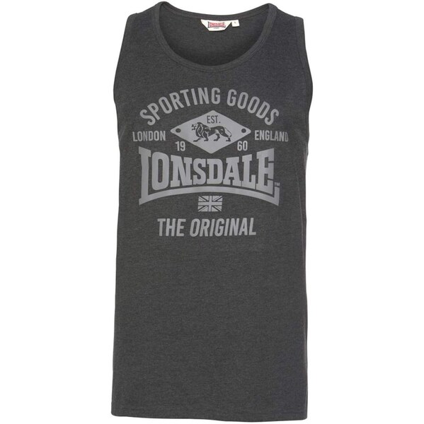 LONSDALE Tričko Pilton antracitová / svetlosivá 64426731