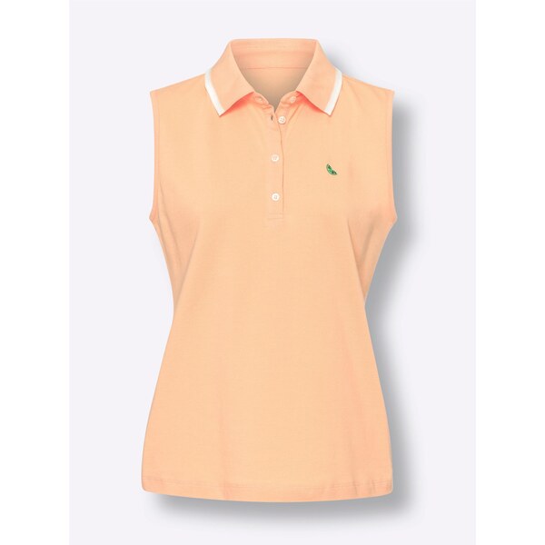 heine Top zelená / marhuľová / biela 65881836