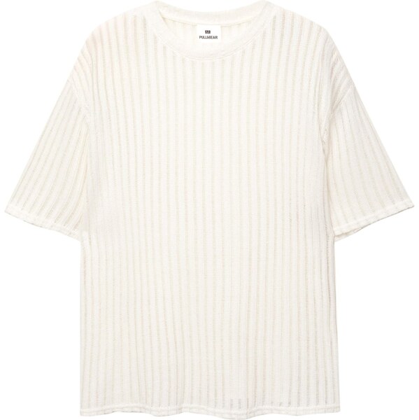 Pull&Bear Sveter biela 65883994