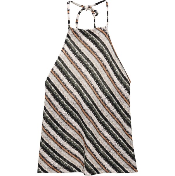 Pull&Bear Top piesková / zelená / čierna / biela 65883992