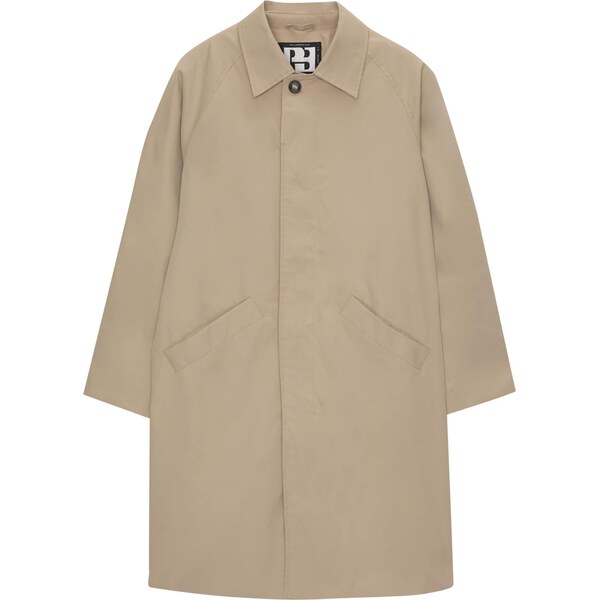 Pull&Bear Prechodný kabát béžová 65905661