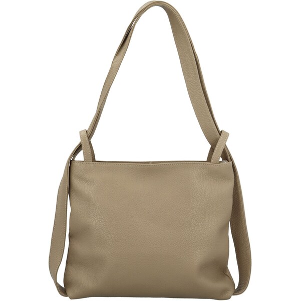 Dámsky kožený kabelko/batoh taupe - Delami Vera Pelle Antun taupe 64488661