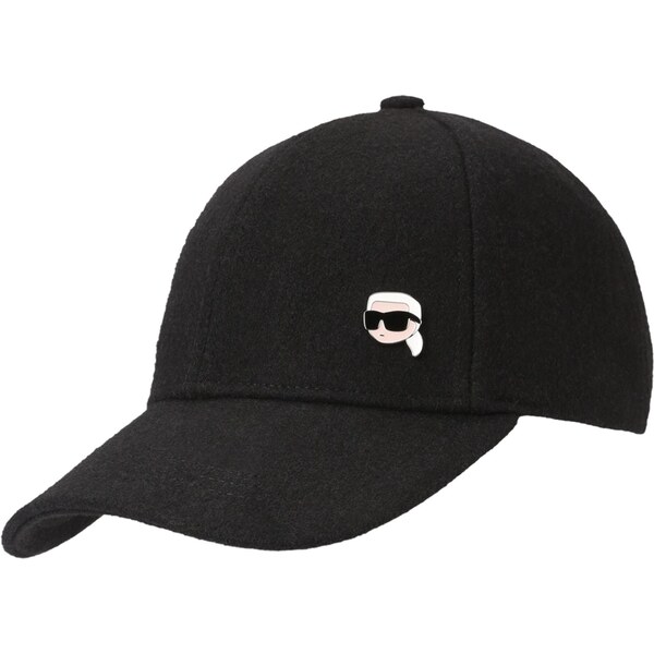 Karl Lagerfeld Čiapka Ikonik 2.0 čierna / biela 57727567