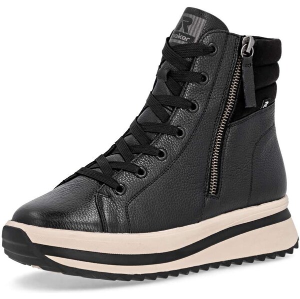 Dámska členková obuv RIEKER W3870-00 čierna W5 64437669