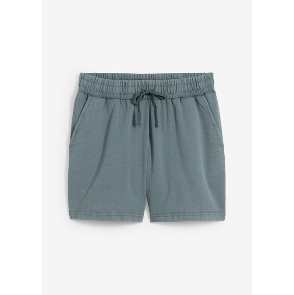 bonprix Teplákové šortky z čistej bavlny, farba zelená 64438876