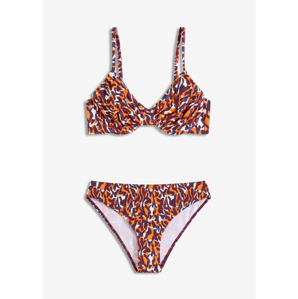 bonprix Bikiny s kosticami (2-dielne) s vysokým výstrihom na nohách, 64438970