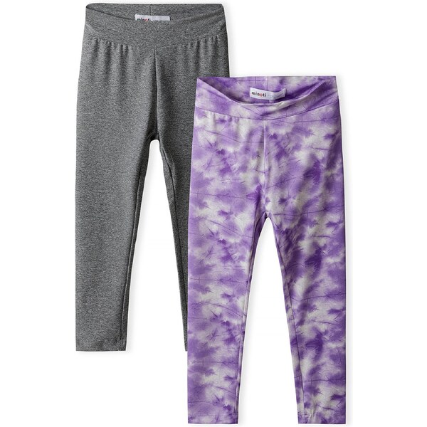 MINOTI Legíny sivá / fialová / biela 54324445