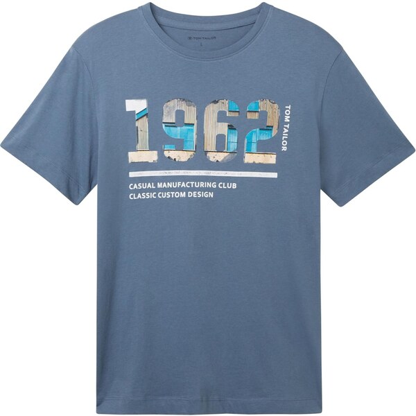 TOM TAILOR Tričko béžová / azúrová / opálová / biela 64442113