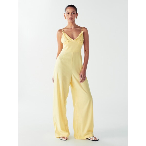 Willa Overal PALMS JUMPSUIT žltá 65883869