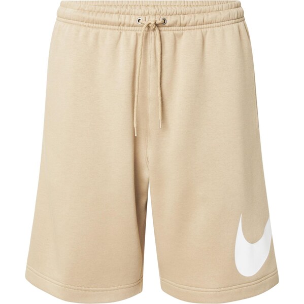 Nike Sportswear Nohavice CLUB béžová / biela 64443548