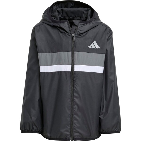 ADIDAS SPORTSWEAR Športová bunda Tiberio sivá / čierna / biela 65678564