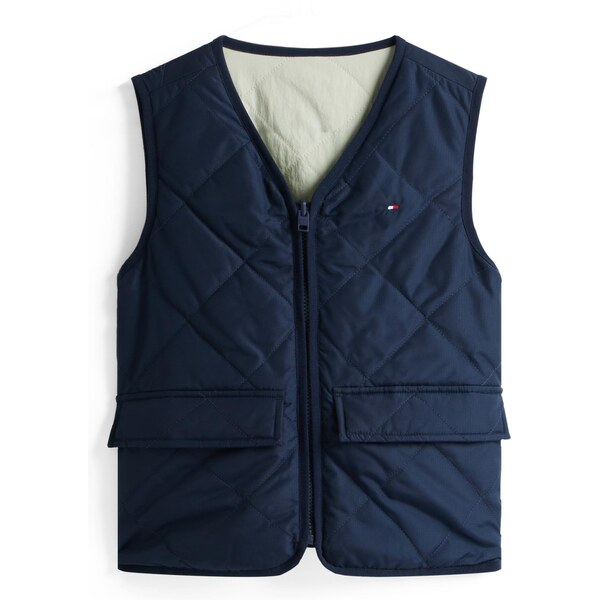 TOMMY HILFIGER Vesta slonová kosť / námornícka modrá 64443699