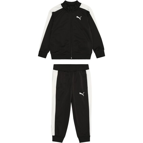 PUMA Joggingová súprava T7 ALWAYS ON čierna / biela 65657616