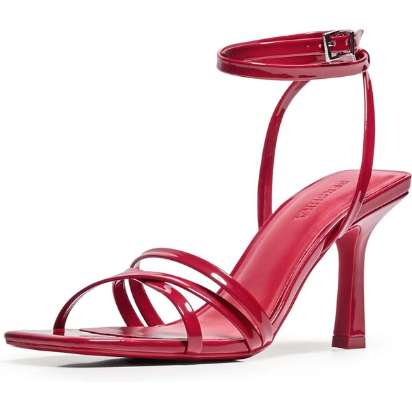 Bershka Sandále čerešňová 65657622