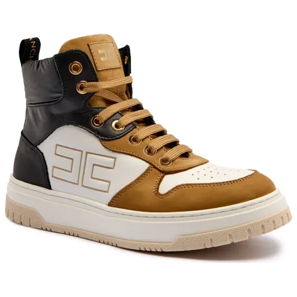 Elisabetta Franchi Kožené tenisky 64439132