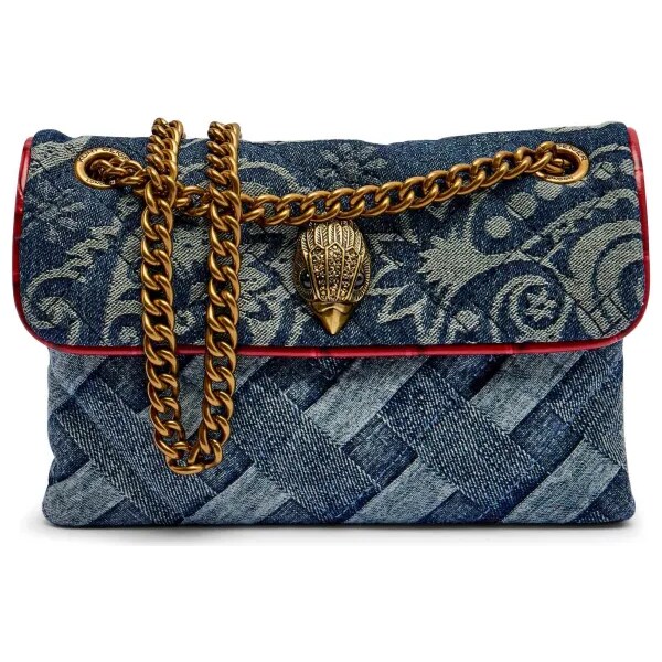 Kurt Geiger Džínsová kabelka na rameno MINI KENSINGTON 64439236