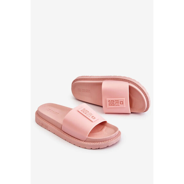 Big Star Shoes Dámske papuče Big Star - svetloružové 55727450