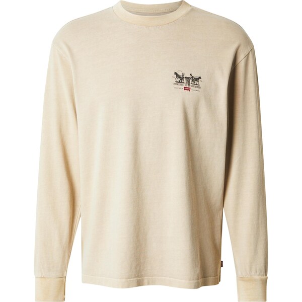 LEVIS Tričko Long Sleeve Graphic Authentic Tee zelená / červená / 64458080