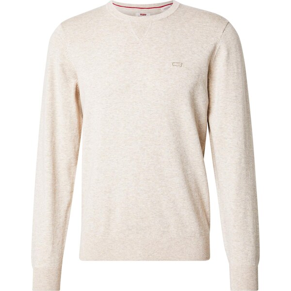LEVIS Sveter Lightweight Housemark Sweater biela melírovaná 65678326