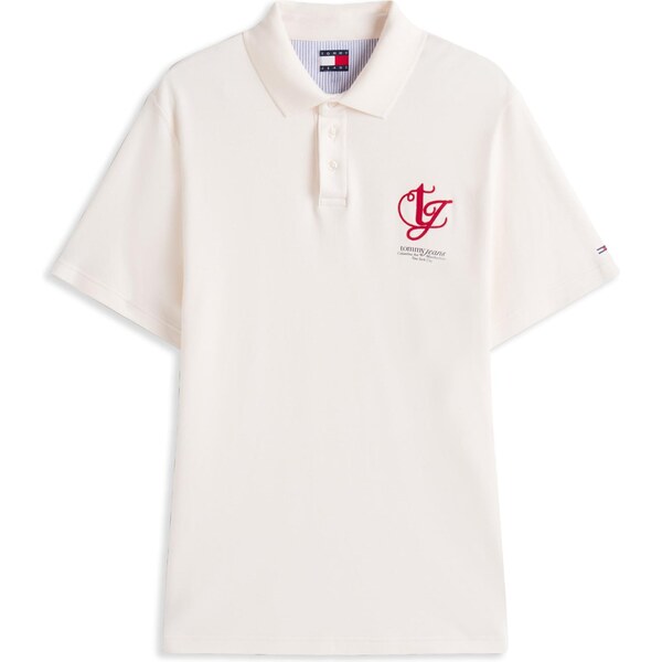 Tommy Jeans Tričko červená / čierna / biela 64458319