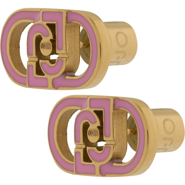 Liu Jo Náušnice zlatá / ružová 65657746