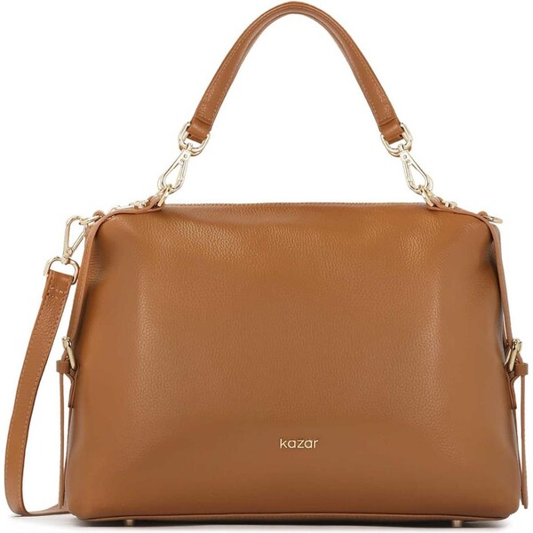 Kazar Kabelka svetlohnedá / zlatá 64488354