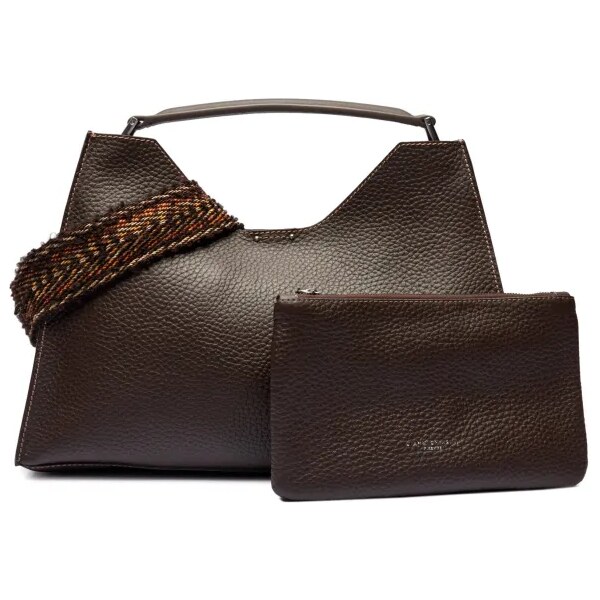 GIANNI CHIARINI Kožená shopper kabelka + príručná taštička AURORA 64449902