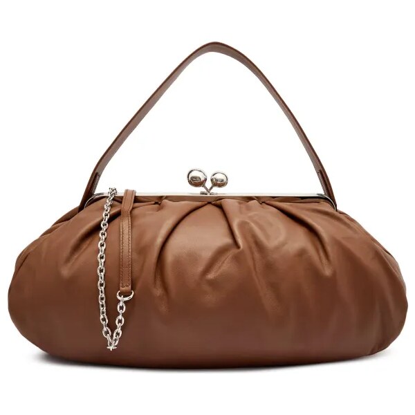 Weekend MaxMara Kožená kabelka na rameno Pasticcino PROVINO 64449910