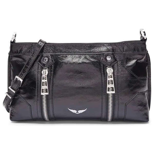 Zadig&Voltaire Kožená kabelka na rameno SUNNY MOODY 64110384