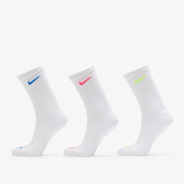 Nike Everyday Plus Cushioned Training Crew Socks 3-Pack Multi-Color XL 64459630
