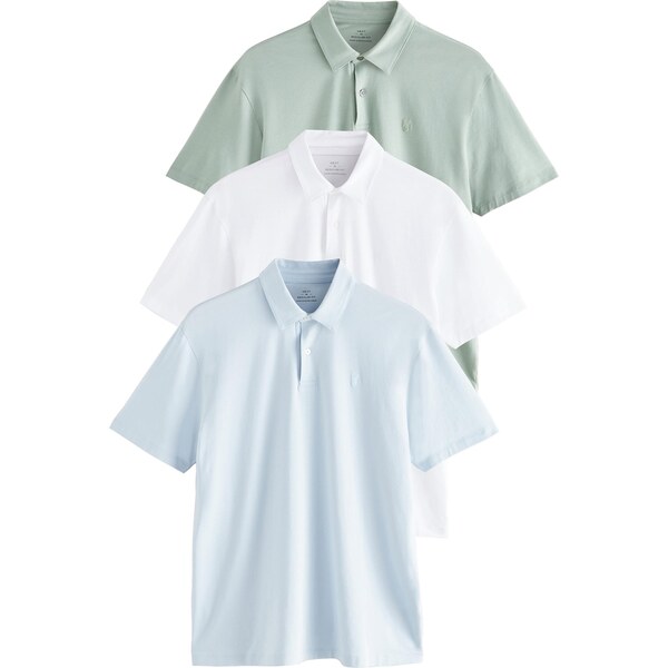 Next Tričko svetlomodrá / zelená / biela 64465371