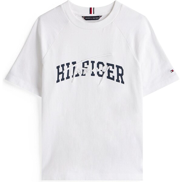 TOMMY HILFIGER Tričko tmavomodrá / biela 64465422