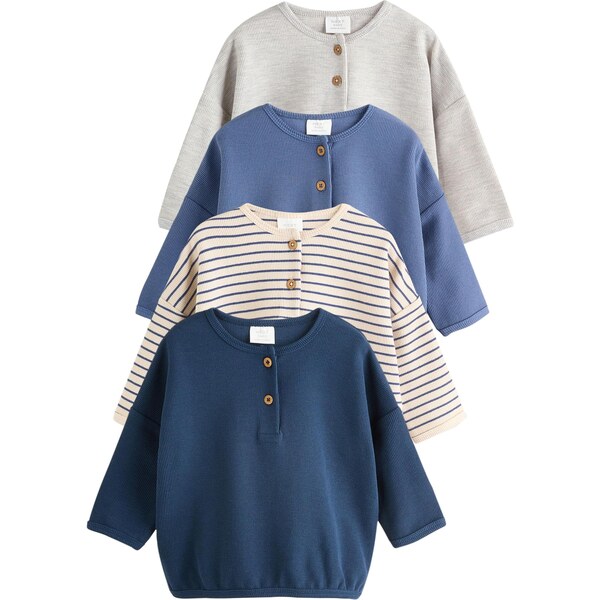 Next Mikina zafírová / modrosivá / tmavošedá 65879490