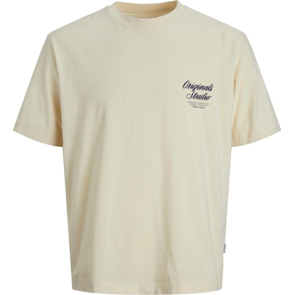 JACK & JONES Tričko JORNORREBRO čierna / biela ako vlna 64465509