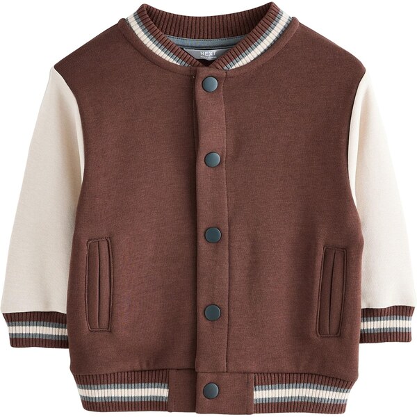 Next Prechodná bunda čokoládová / biela 64465568