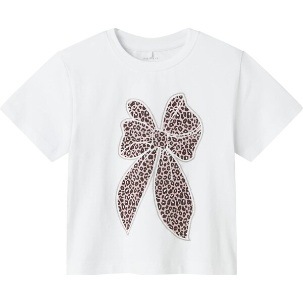 NAME IT Tričko púdrová / čierna / strieborná / biela 64465598