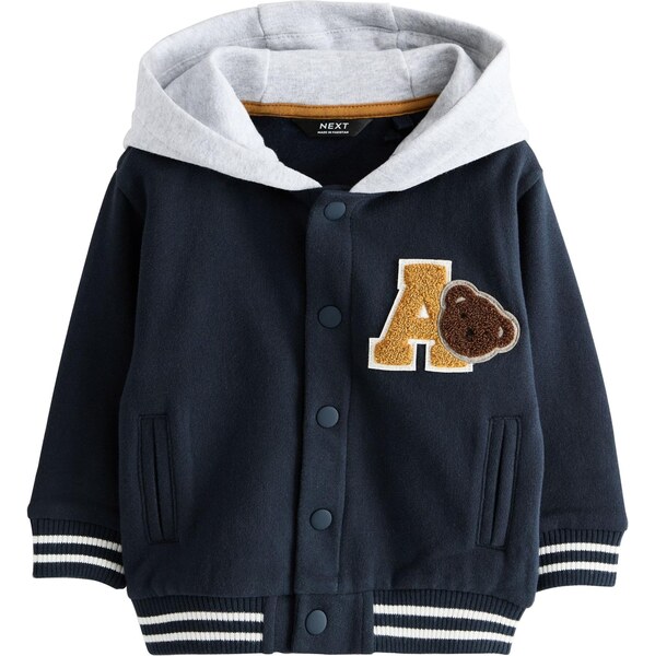 Next Prechodná bunda tmavomodrá / tmavohnedá / oranžová / biela 64465606