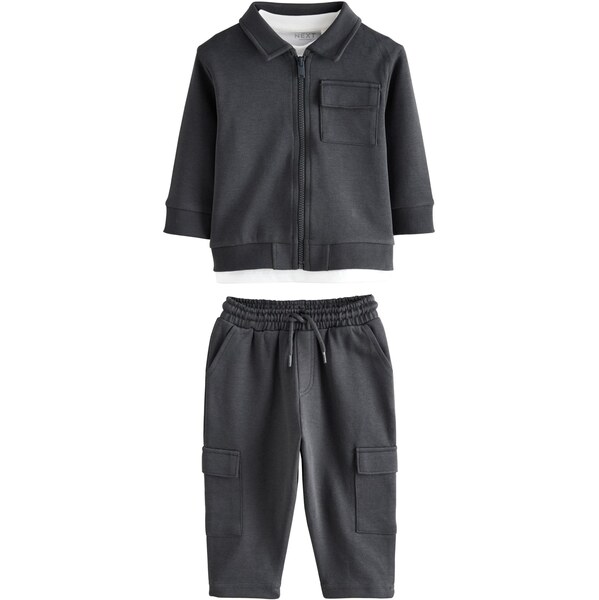 Next Set antracitová / biela 64465618