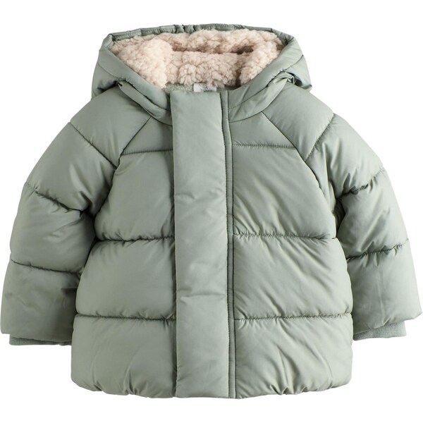 Next Zimná bunda pastelovo zelená 65809717