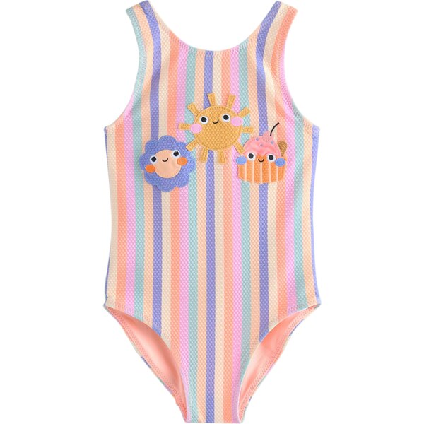 Next Jednodielne plavky modrá / tyrkysová / horčicová / marhuľová 65834780