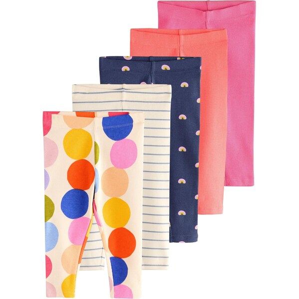 Next Legíny slonová kosť / žltohnedá / námornícka modrá / citrónová / 65880245