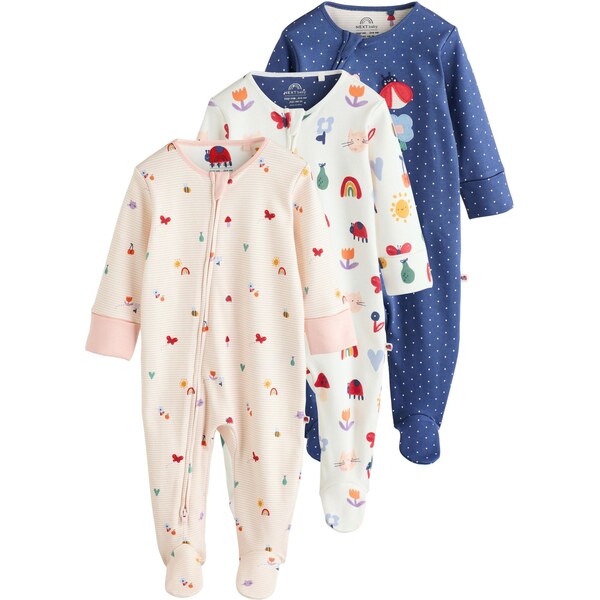 Next Pyžamo námornícka modrá / rosé / červená / biela 64500944