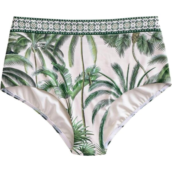 Next Bikinové nohavičky krémová / jedľová 65654916