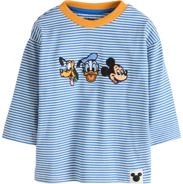 Next Tričko modrá / oranžová / čierna / biela 64488449